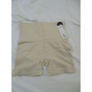 Empetua by Shapermint Womens Sz S Everyday Smoothing Short Chai Nude 43425